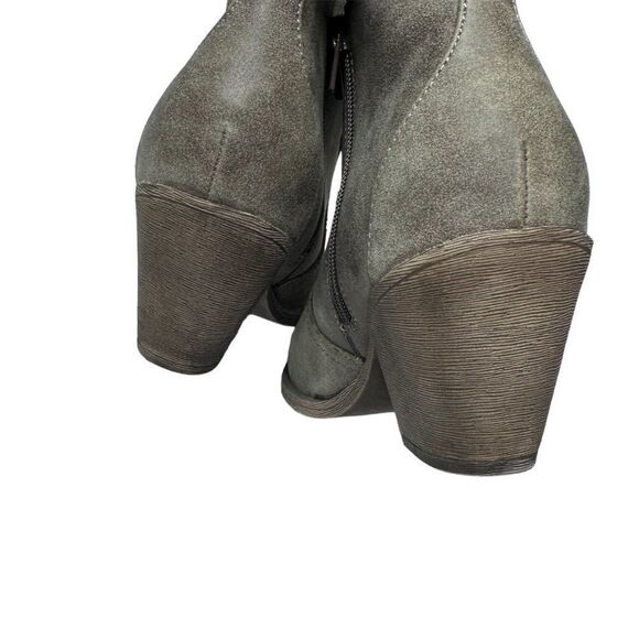 BKE Farrah 8.5 grey western bootie boot - Picture 9 of 13